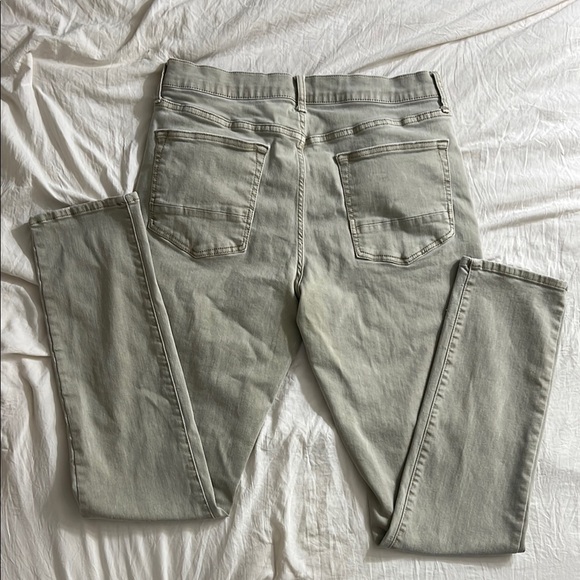 Men's Sage Green Advanced Flex 360° Slim Fit Jean 34x34 - Picture 3 of 4